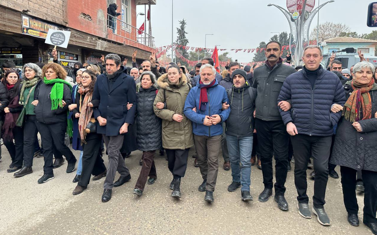 Kobani Sınırına Yürüyüş